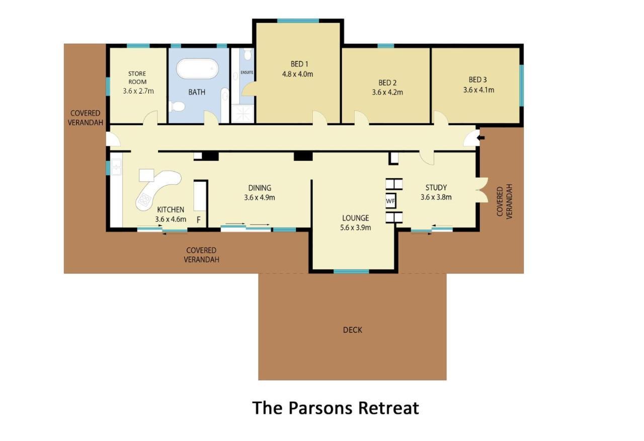 Villa The Parsons Retreat Rothbury Exterior foto